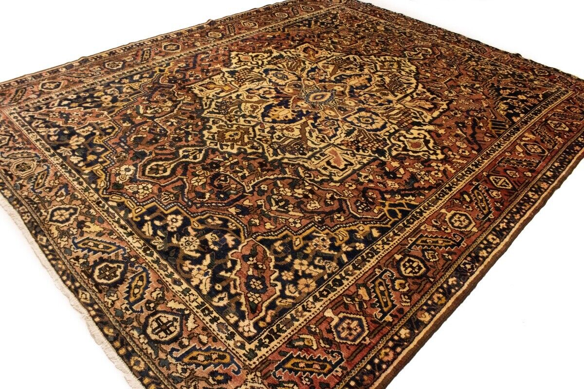 Handmade Antique Oriental Rug Floral Pattern