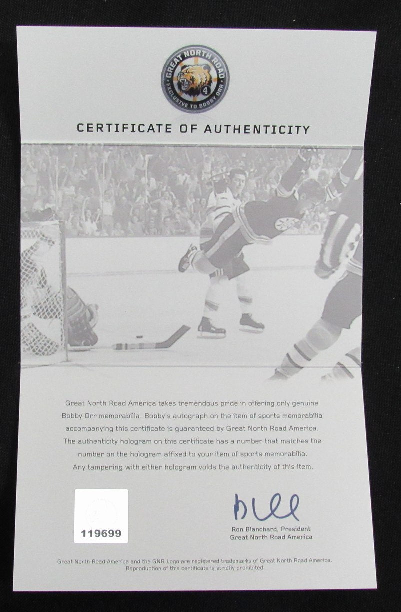 Bobby Orr Hof Signed 11X14 Photo 1968 All-Star