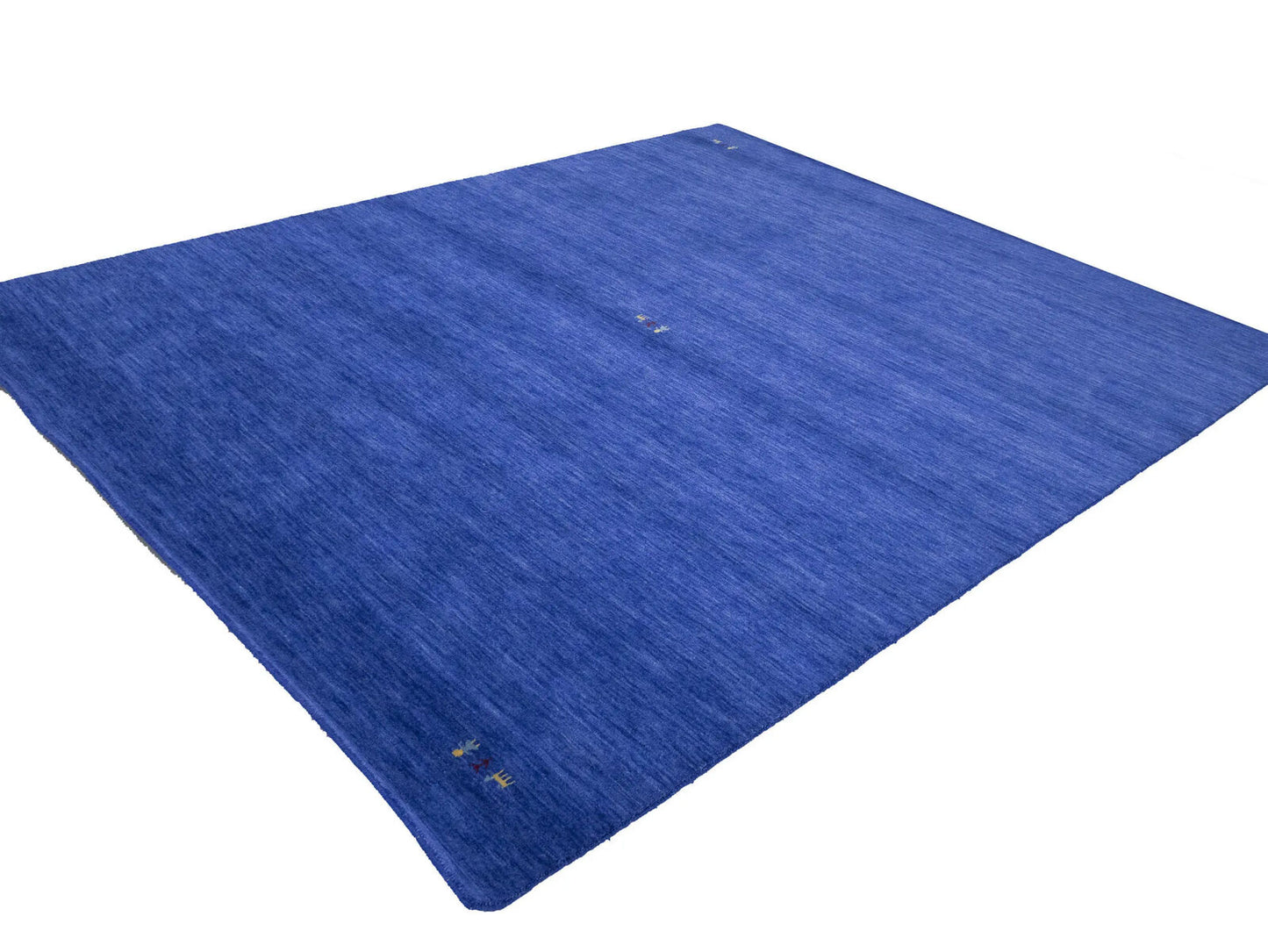Royal Blue Pictorial Style 8X10 Gabbeh Modern Rug