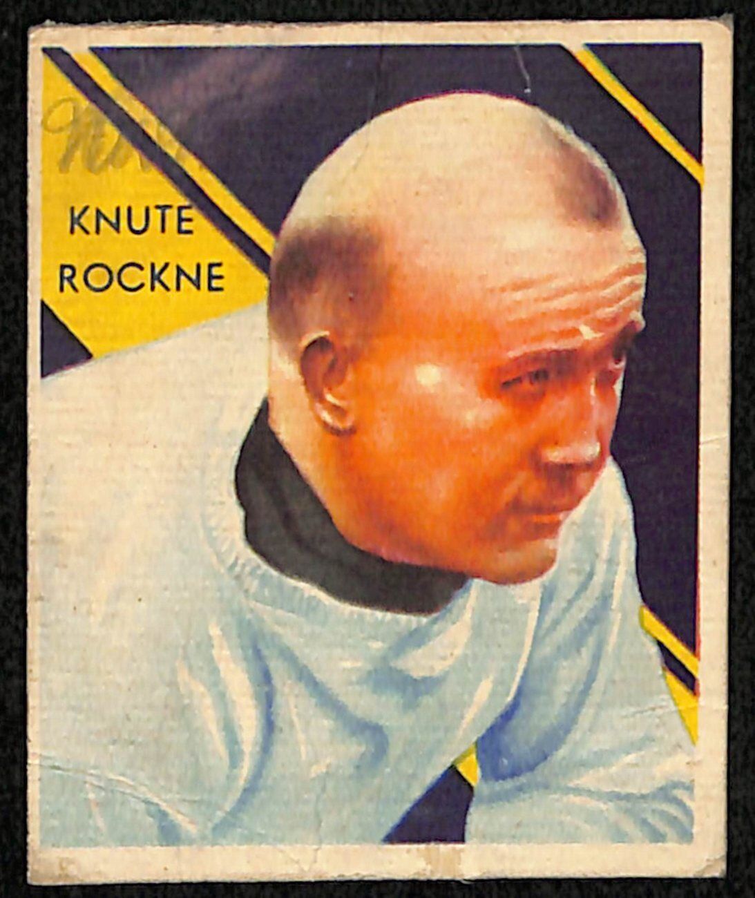 1935 National Chicle Football Knute Rochne Notre