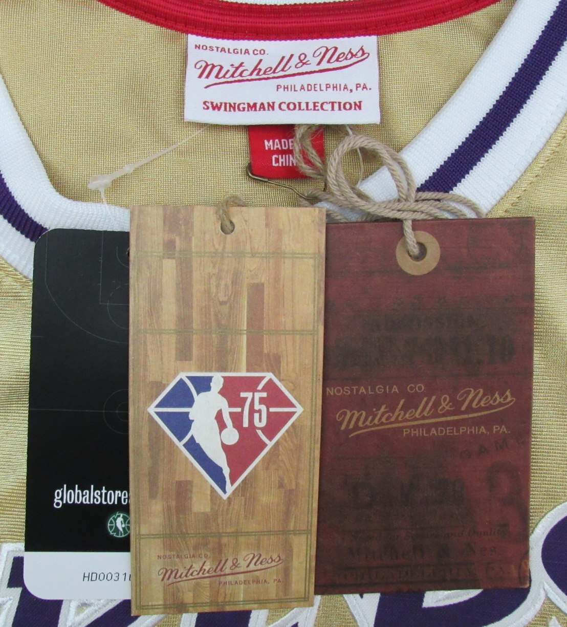 Magic Johnson Hof Autographed Mitchell & Ness