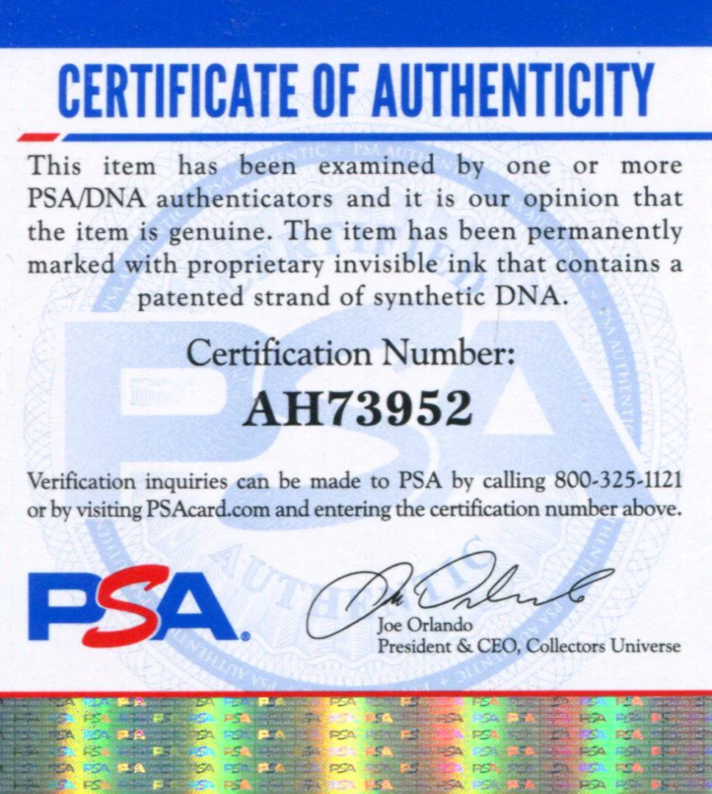 Maurice Richard Autographed 1945-54 Quaker Oats Page (Psa)