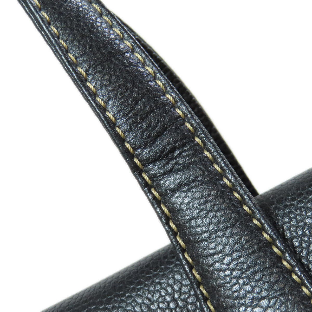 Chanel Tote Bag Coco Mark Wild Stitch Grained
