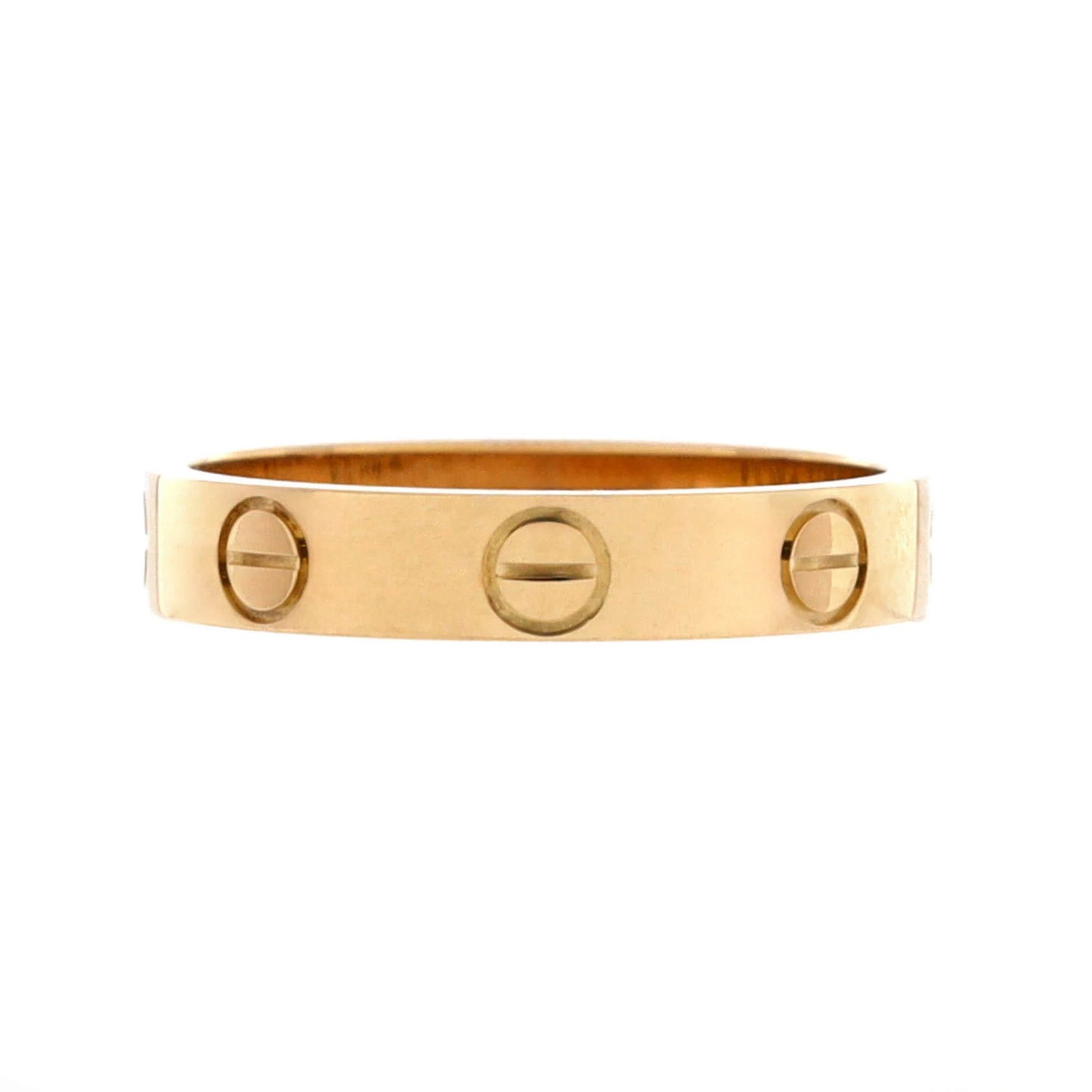 Cartier Love Wedding Band Ring 18K Yellow Gold