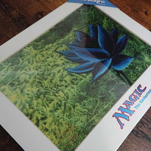 Black Lotus Mtg Christopher Rush Magic The Gathering Coa Le Art Print Chroma-Cel