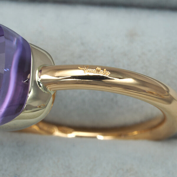 Pomellato Ring Nudo Amethyst Classic Eu49 18K 750