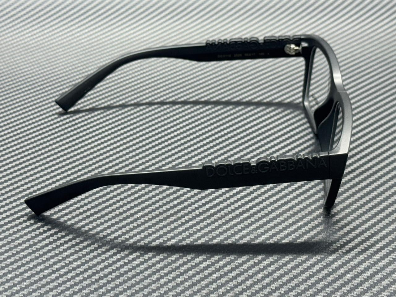 DOLCE & GABBANA DG5112 2525 Matte Black Unisex 55 mm Eyeglasses