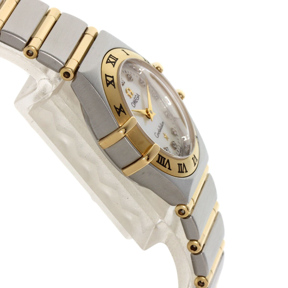 Omega Constellation Diamond Watches 1262.75.00 Stainless Steel/Ssxk18Yg Ladies