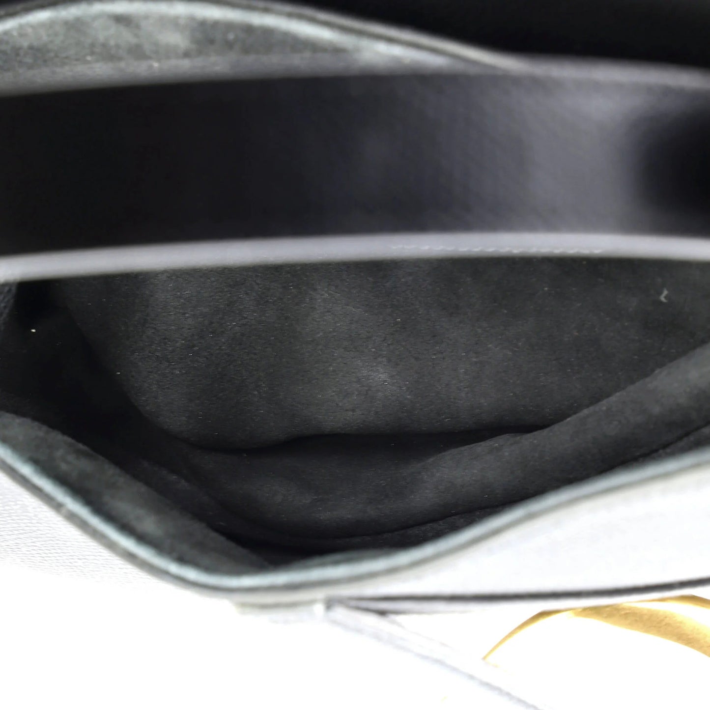 Christian Dior Saddle Handbag Leather Medium