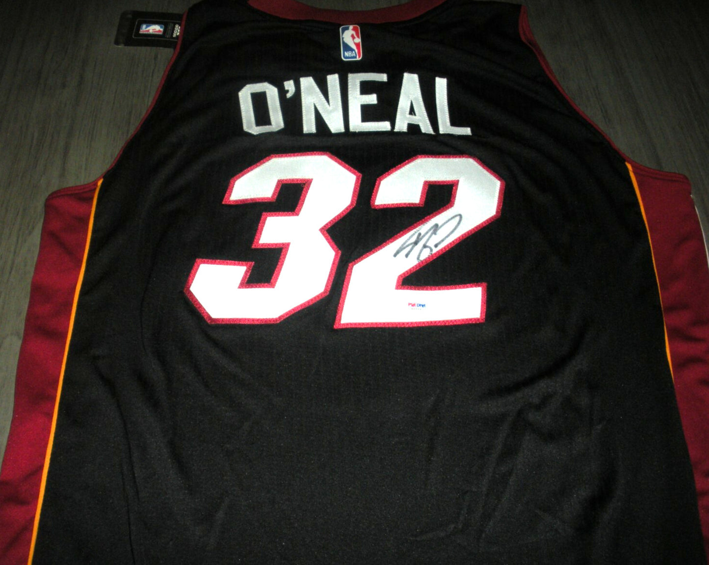 Shaquille Oneal Miami Heat Psa/Dna/Coa Signed