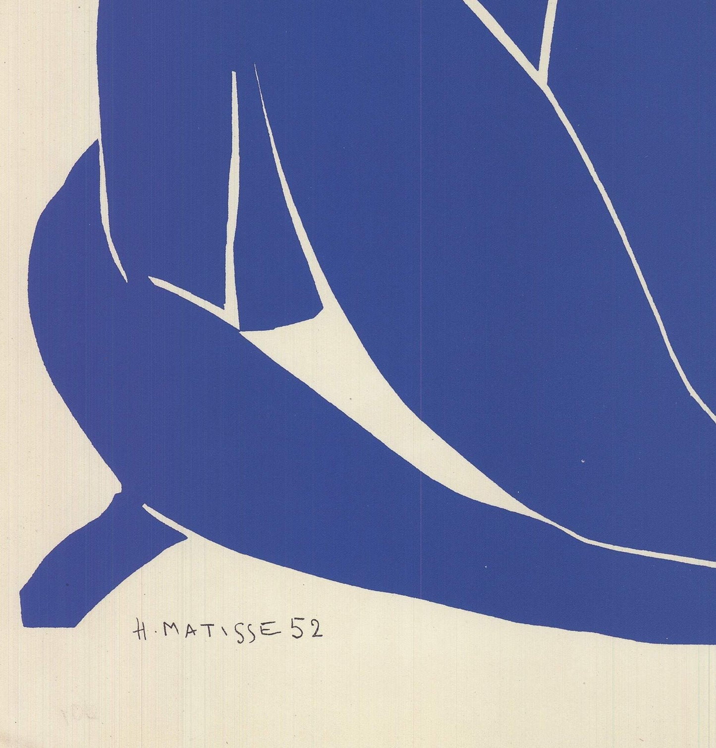 Henri Matisse Blue Nude Ii " Offset Lithograph Modernism