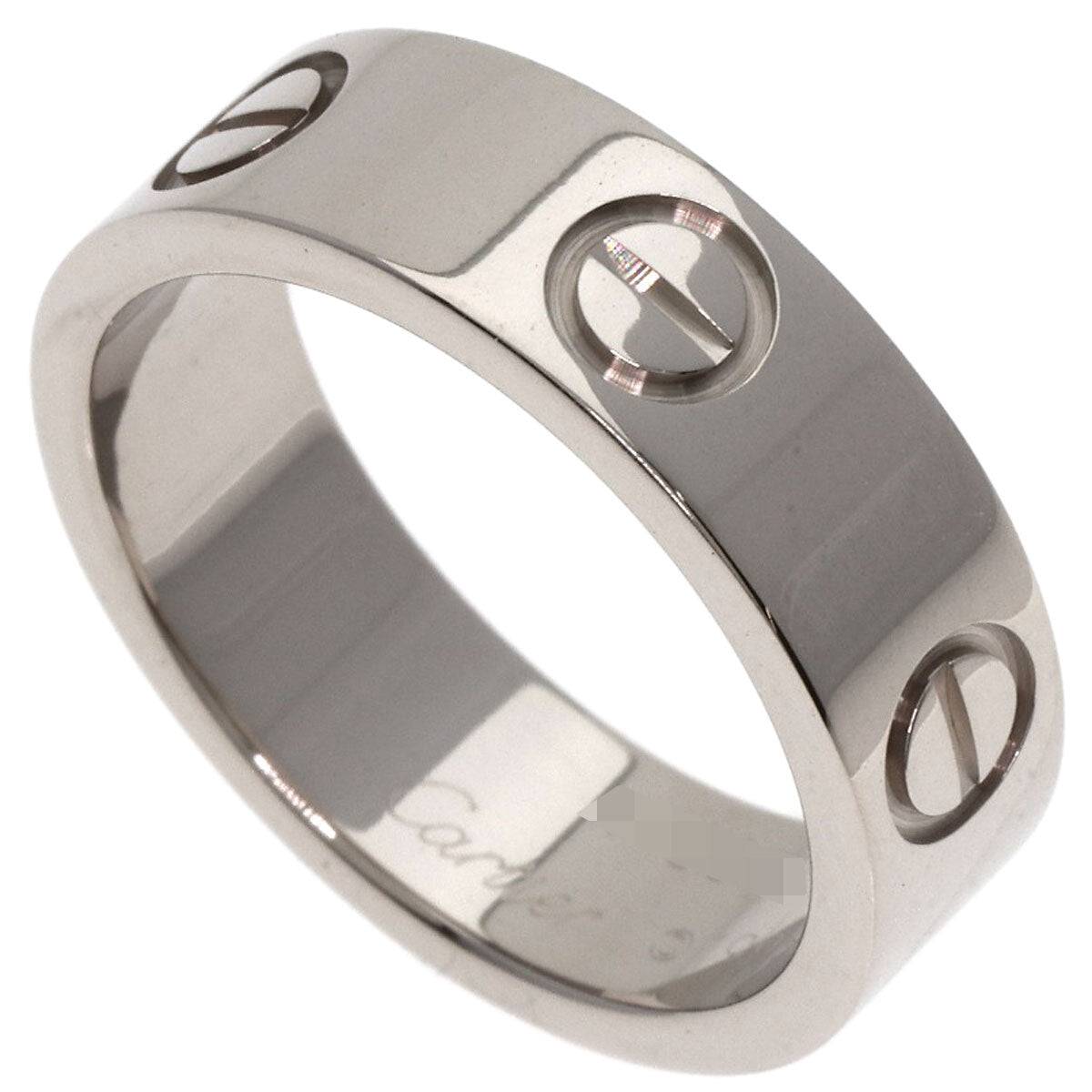 Cartier Ring Love Ring #50 K18 White Gold