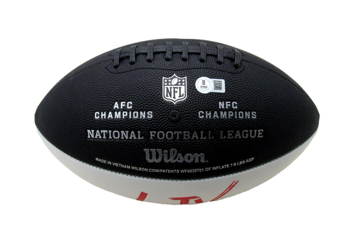 Nick Sirianni Signed/Auto Super Bowl Lix Logo Football Eagles Beckett 193560