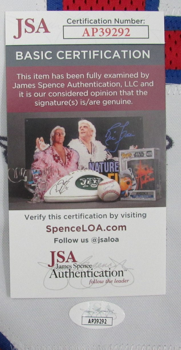 Julius Erving Hof Signed/Auto Red Custom