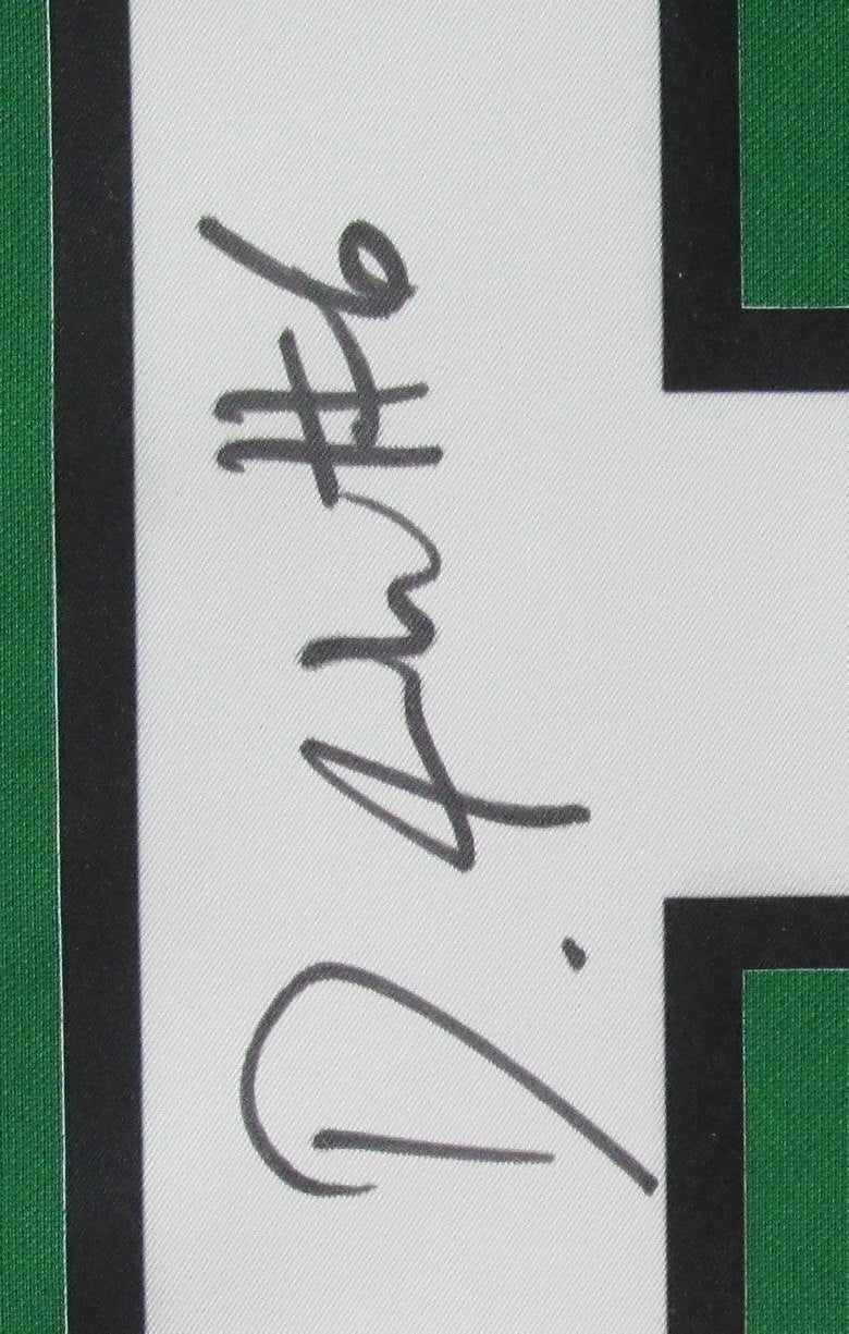 Devonta Smith Signed Green Football Jersey
