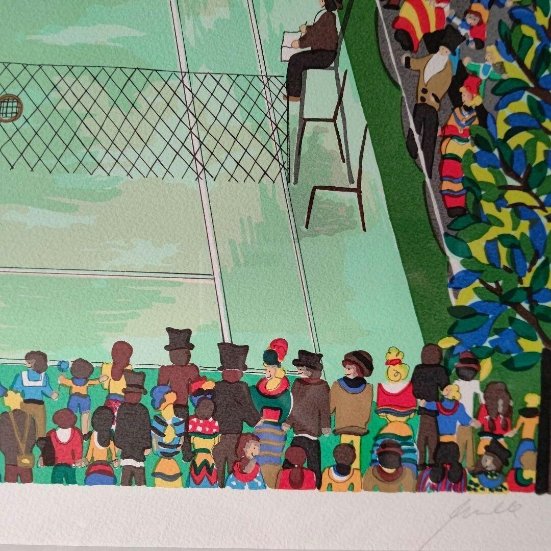 Ivelia Muller Tennis Silkscreen Print Limited