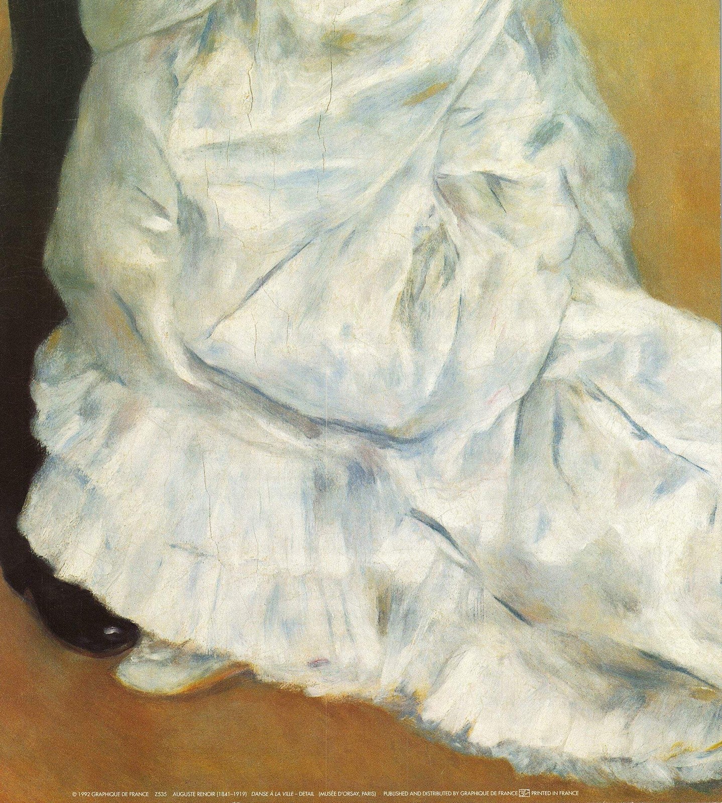 Lithograp PIERRE-AUGUSTE RENOIR La Danse A Ville (Detail) 53.25" x 17.75" Offset