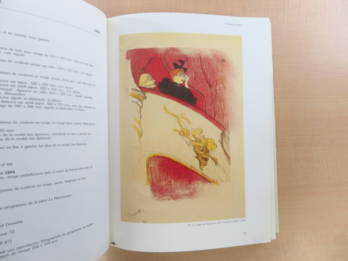 Toulouse-Lautrec. Catalogue Complet Des Estampes