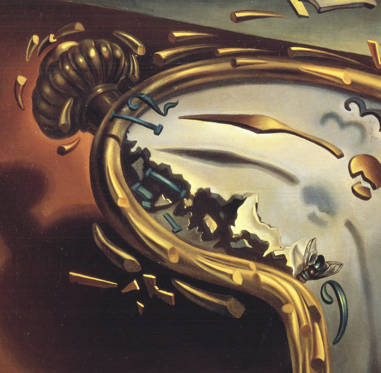 Salvador Dali Soft Watch At The Moment Of First Explosion " Offset Litho