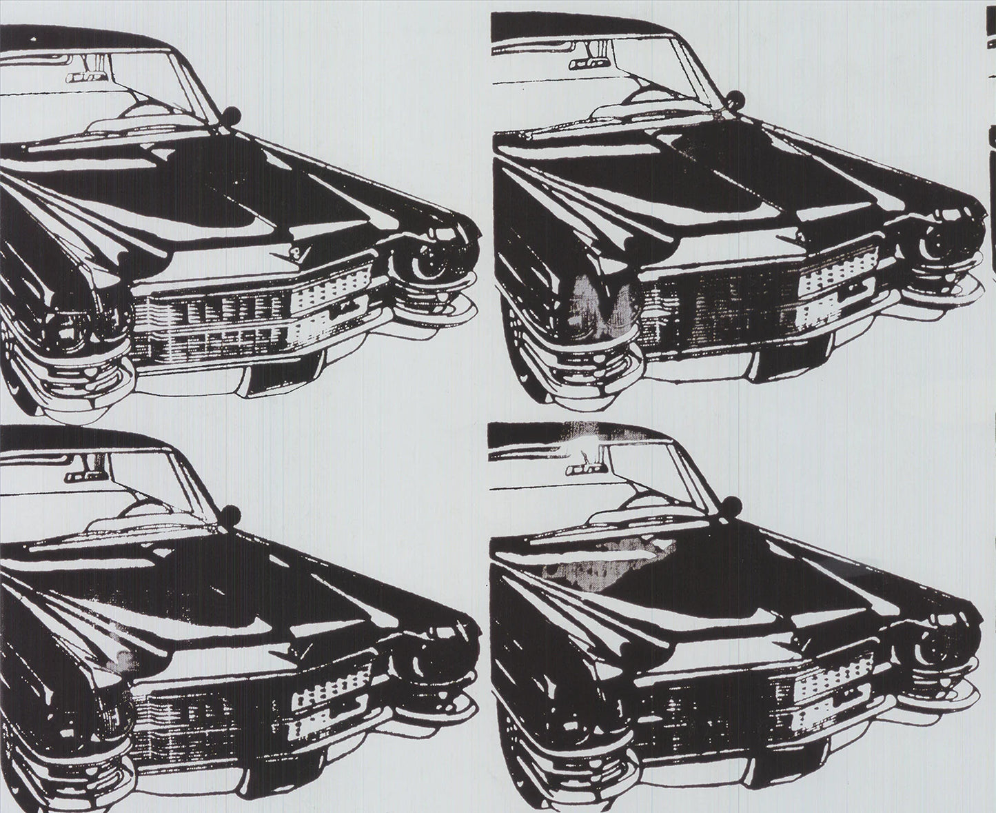 Andy Warhol Twelve Cars " Offset Lithograph Pop Art