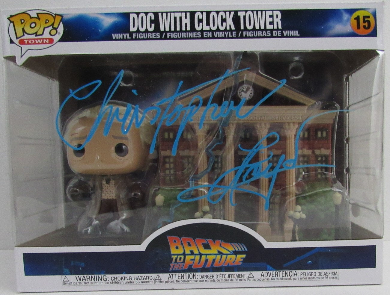 Christopher Lloyd Autographed Funko Pop #15 Doc