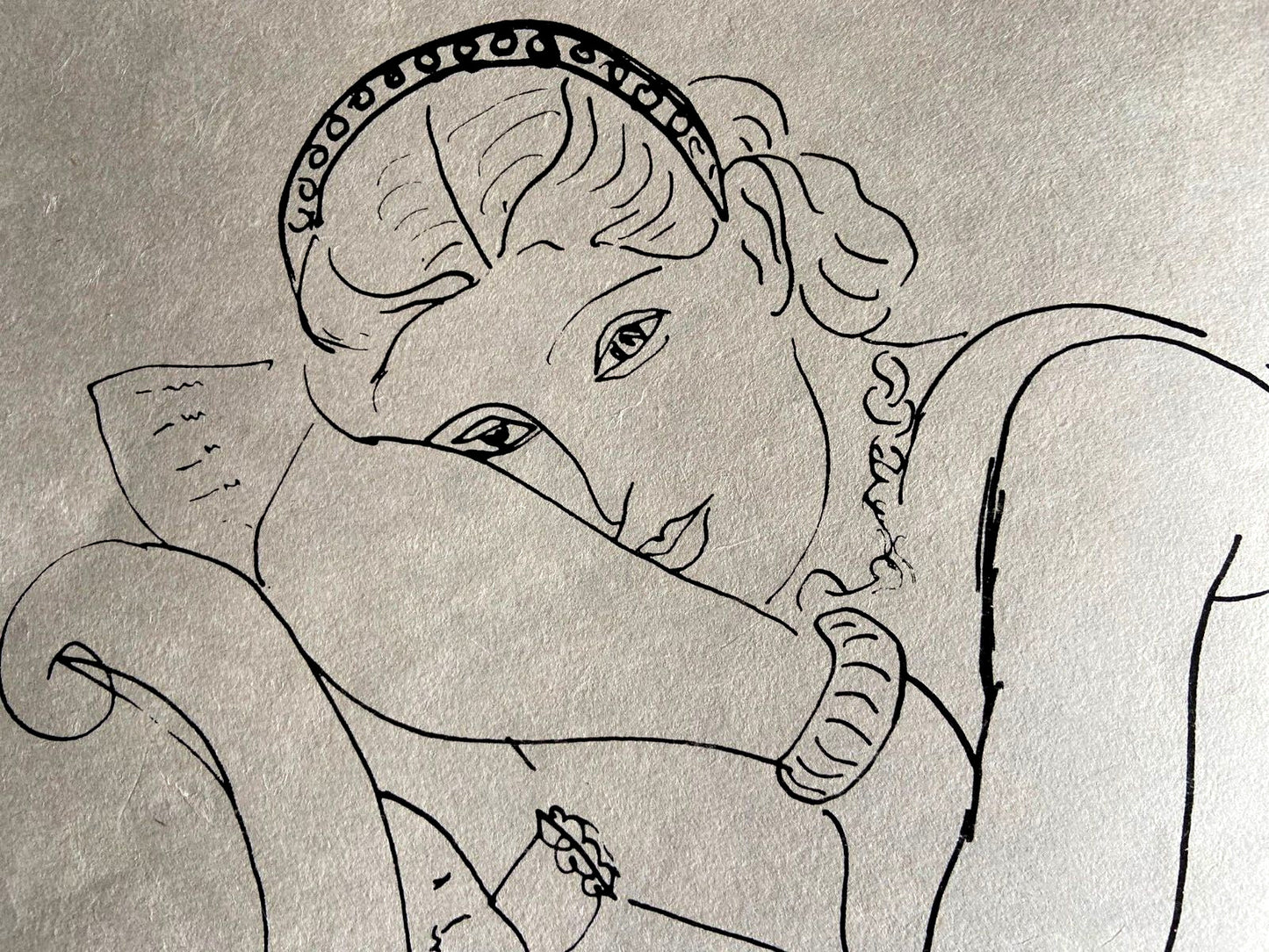 Henri Matisse Lithograph 1960 Contract