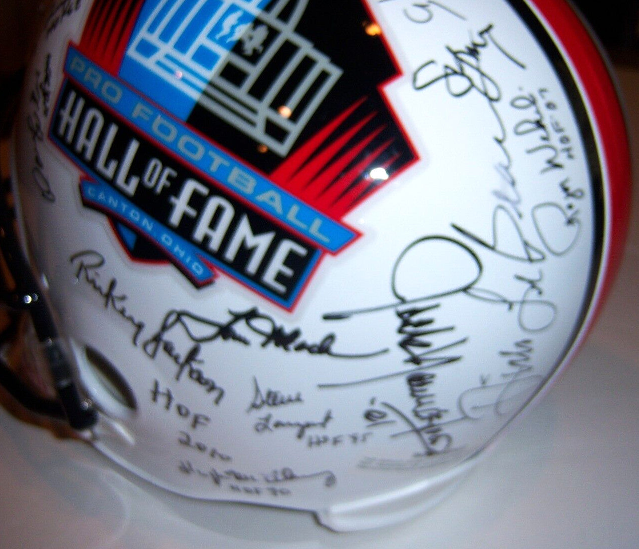 Roger Staubach,Steve Young,Franco Harris 29 Sigs