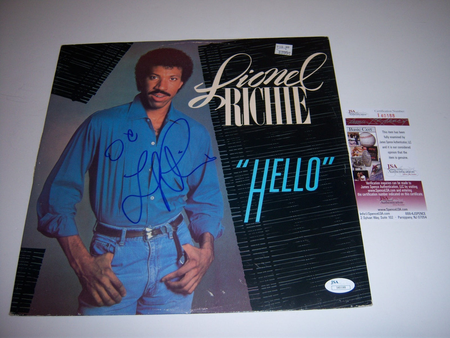 Lionel Richie Hello,Grammy Winner Jsa/Coa Signed