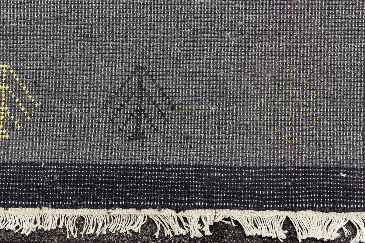 Handwoven Indo-Gabbeh Oriental Runner Rug