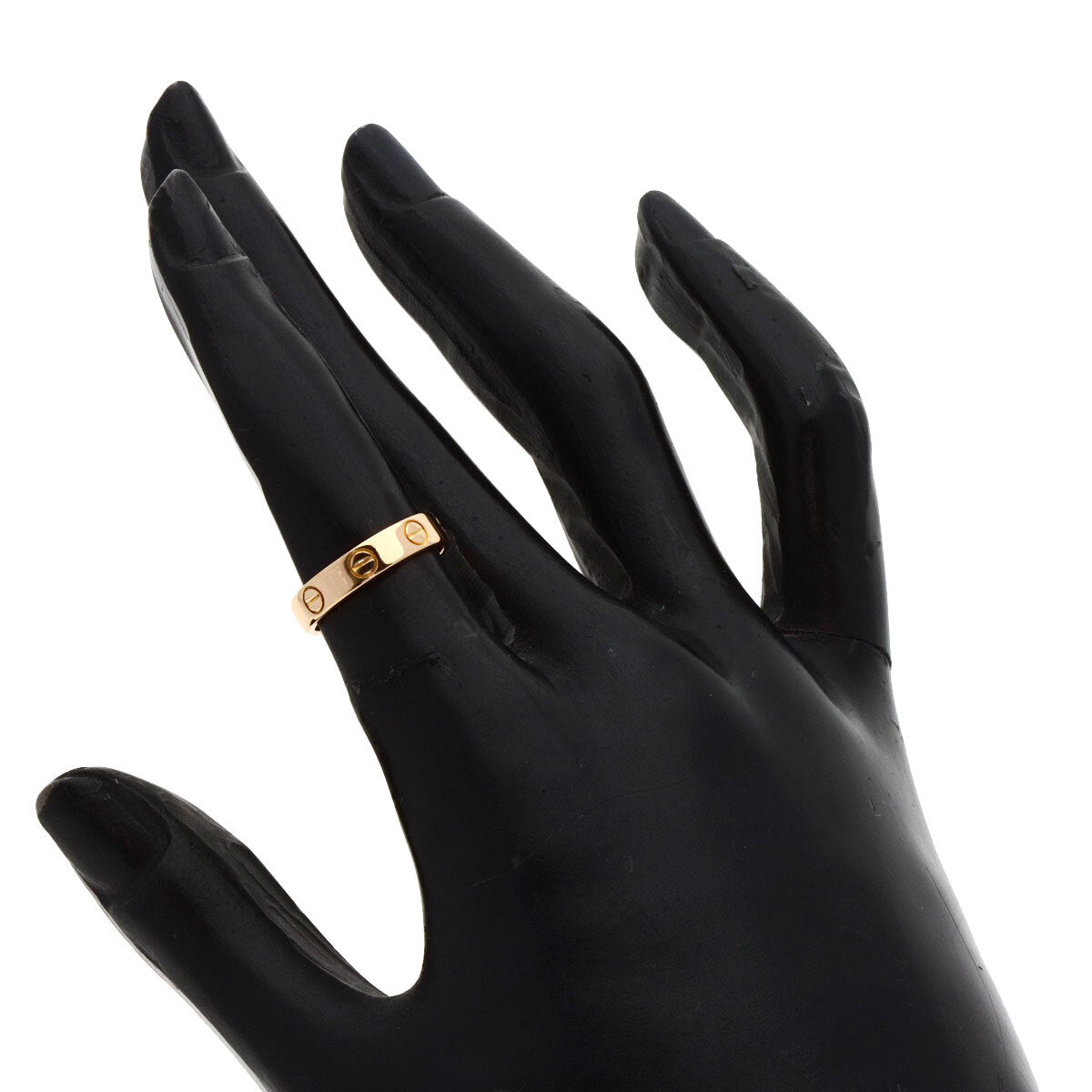 Cartier Ring Mini Love Ring # 47 K18 Pink Gold