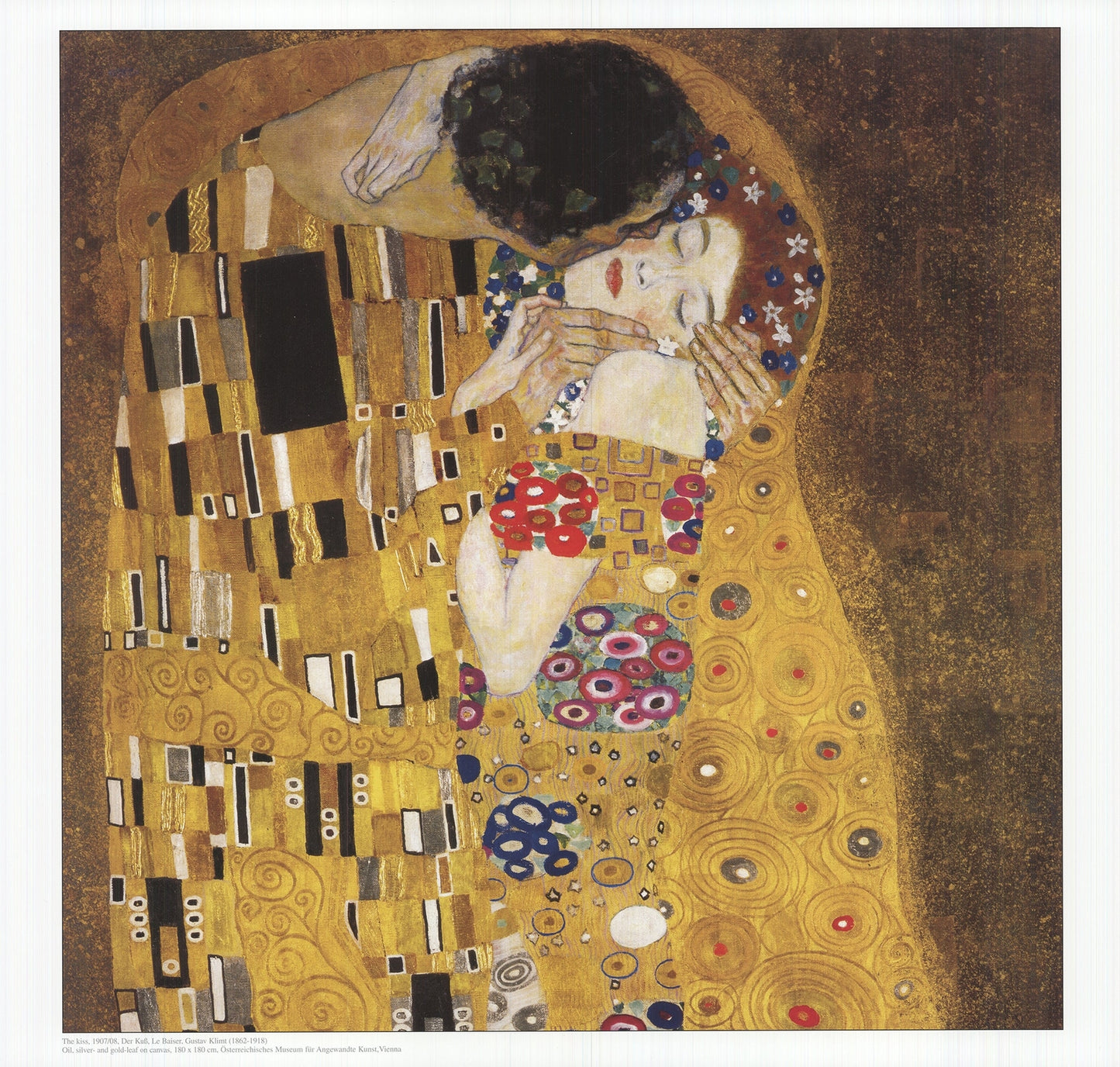 Gustav Klimt The Kiss " Offset Lithograph