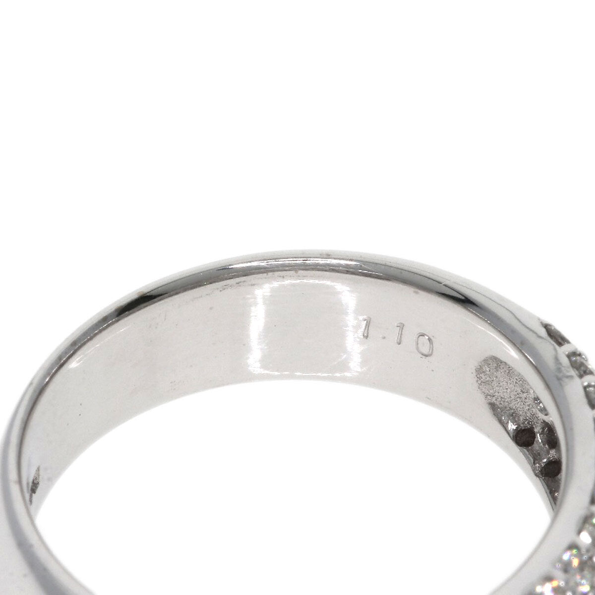 Ponte Vecchio Ring Pave Diamond K18 White Gold