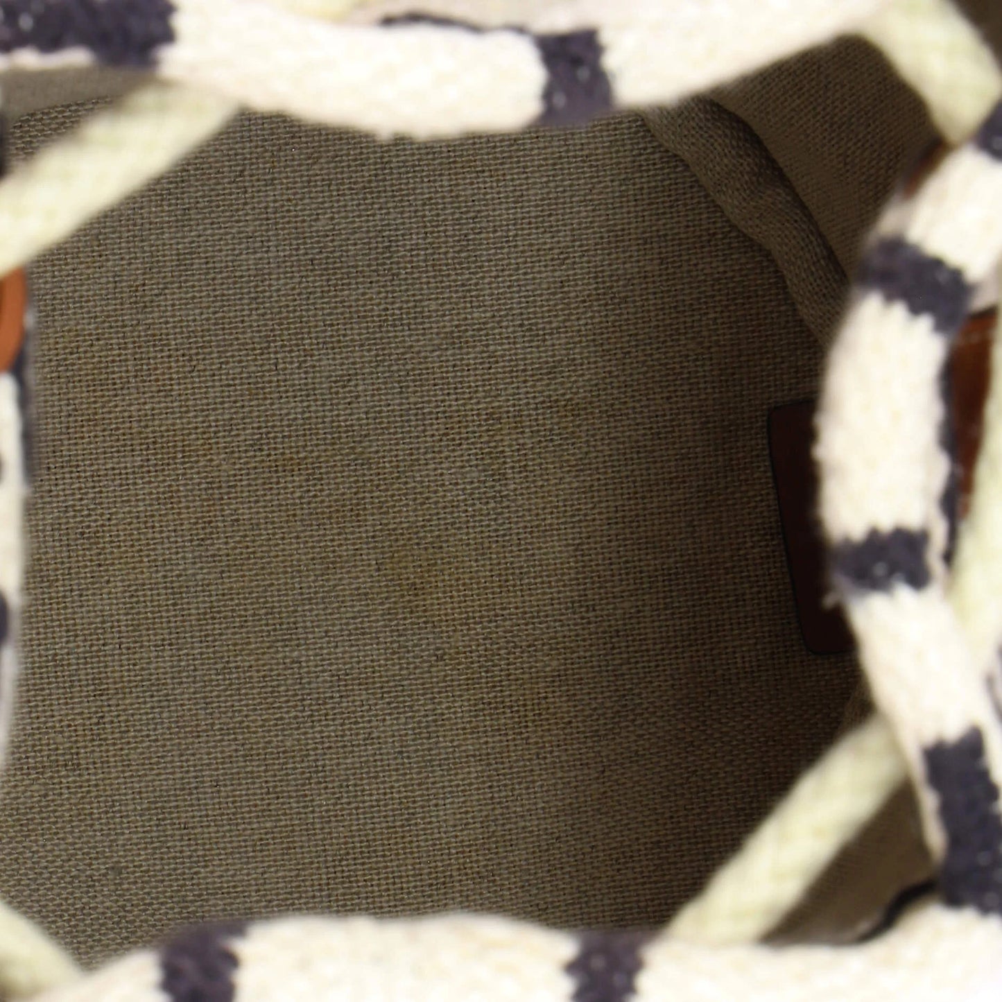 Celine Drawstring Bucket Bag Logo All Over Textile Teen