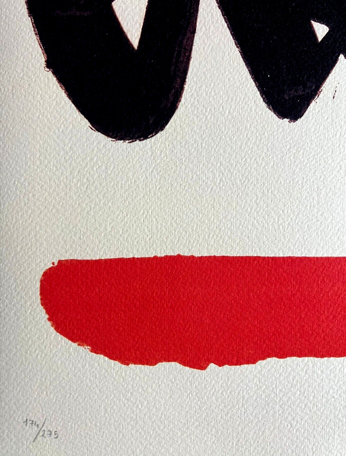 Pierre Soulages Coa 1995 Signed Op Numbered