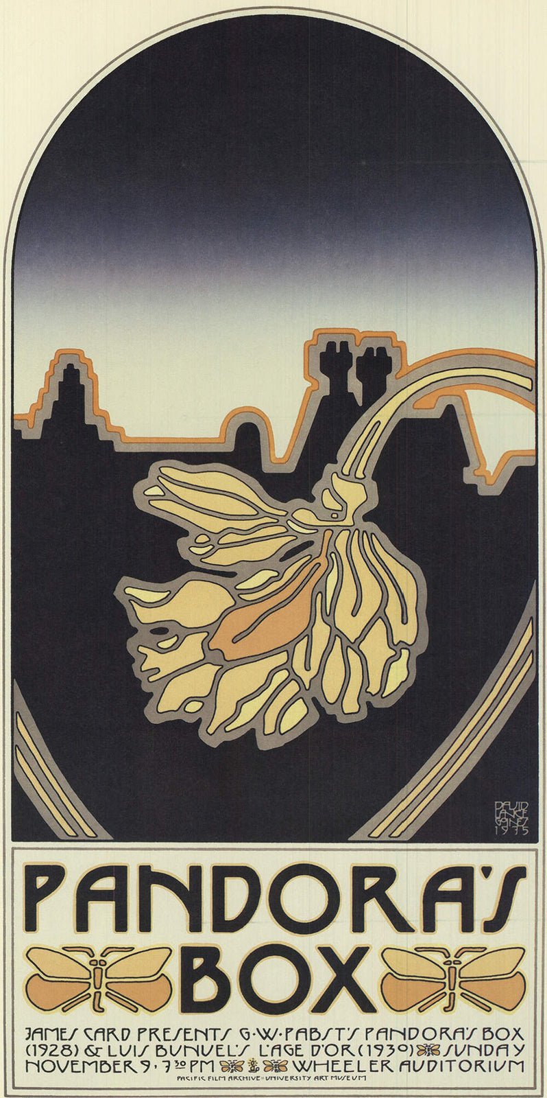 David Lance Goines Pandora'S Box " Offset Lithograph Contempo