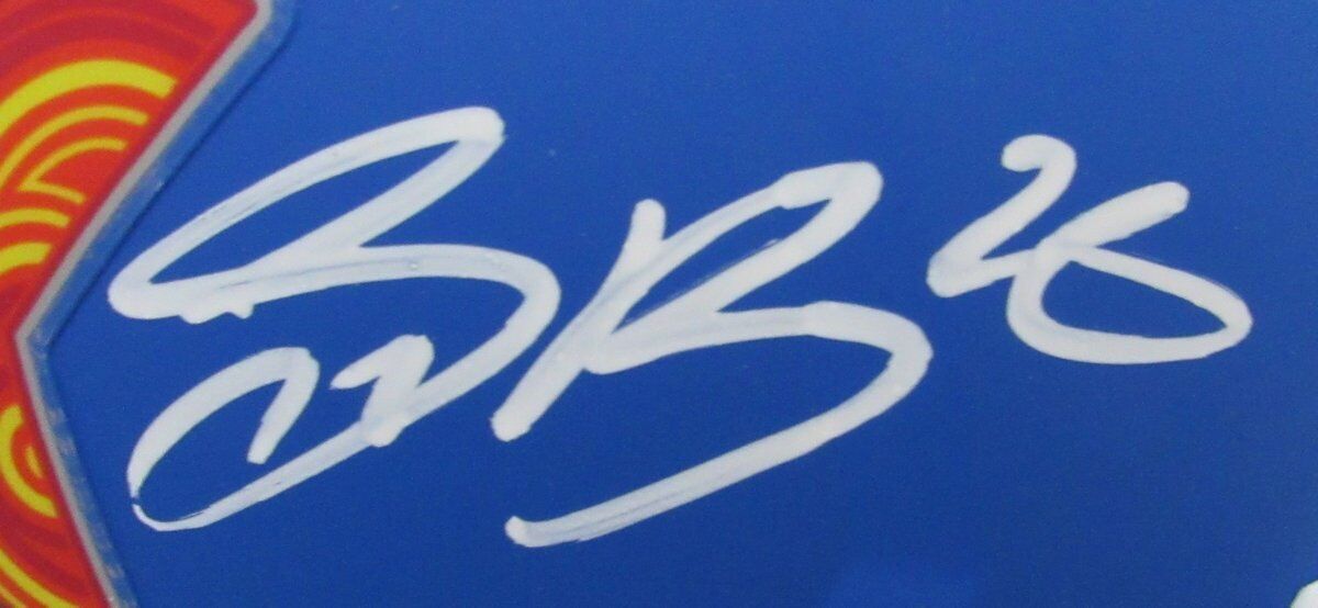 Saquon Barkley Signed Blue Sb Lix Full Size