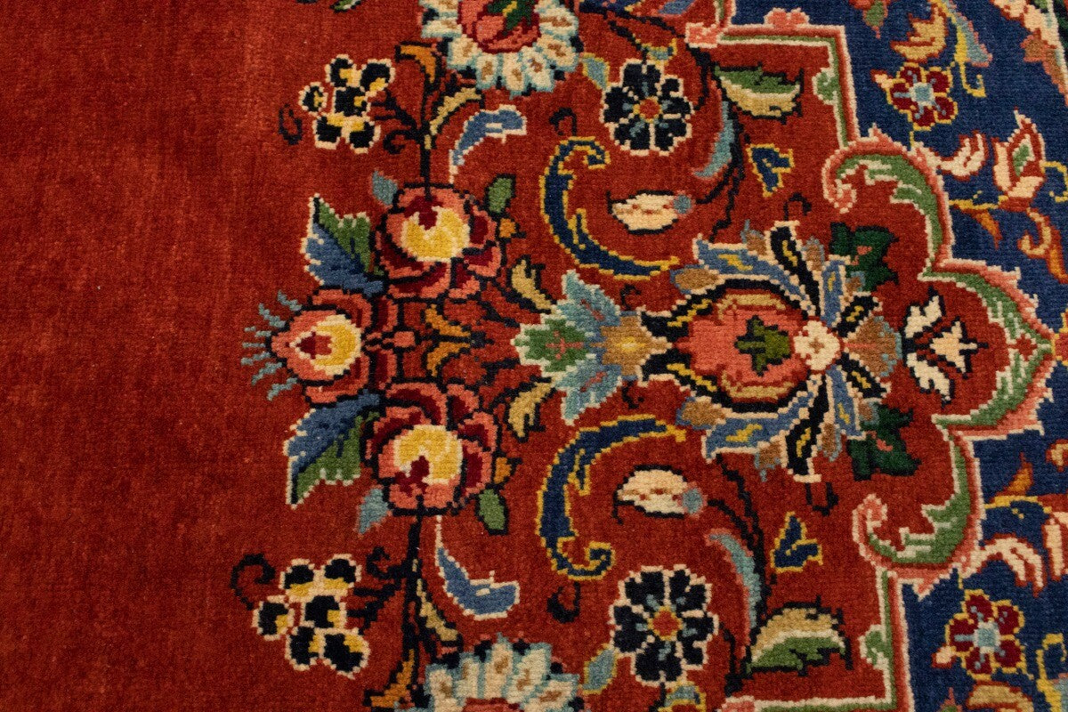 10'0X13'6 Ft Semi-Antique Traditional Handmade