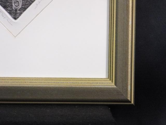 Nikolai Yanakiev "For Allen Ginsbergs Verse" Etching Limited 9/9 Signed Framed