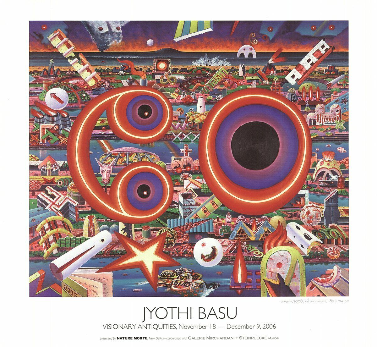 Jyothi Basu Scream " Poster Contemporary
