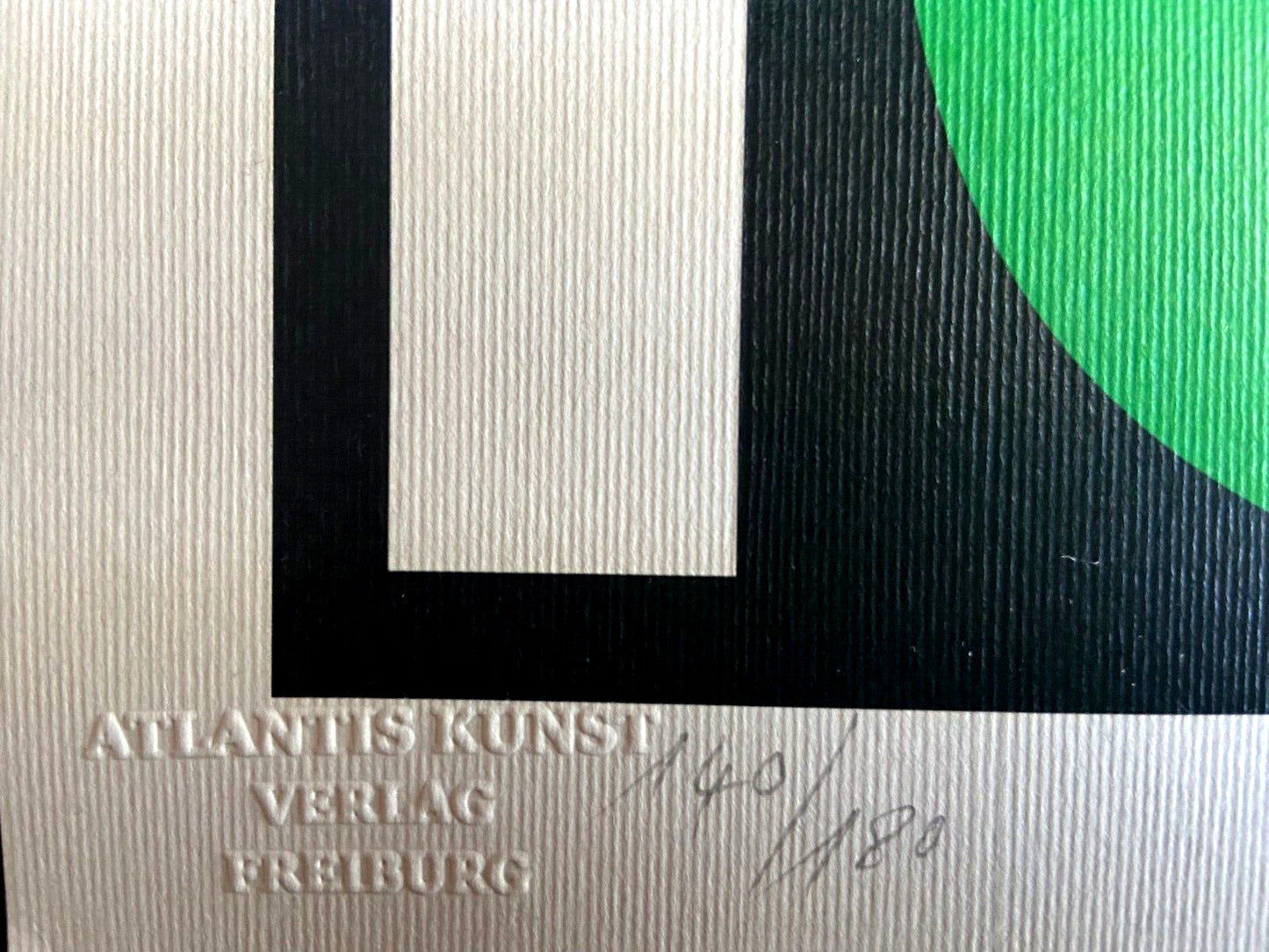 Auguste Herbin Lithograph Coa Numbered Stamped Certified 180 Ex