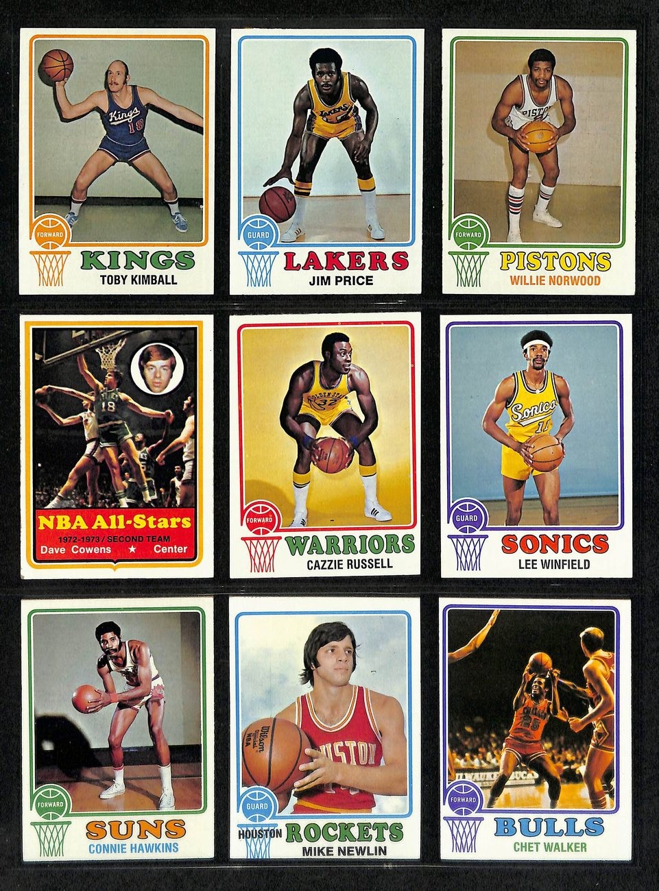 1973-74 Topps Basketball Complete Set (264)