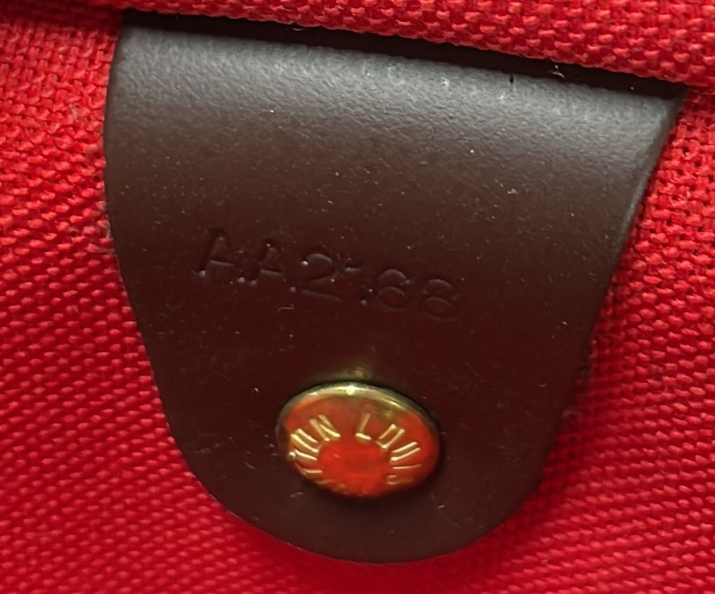 Louis Vuitton Speedy Bandouliere Bag Limited Edition Patches Damier 30