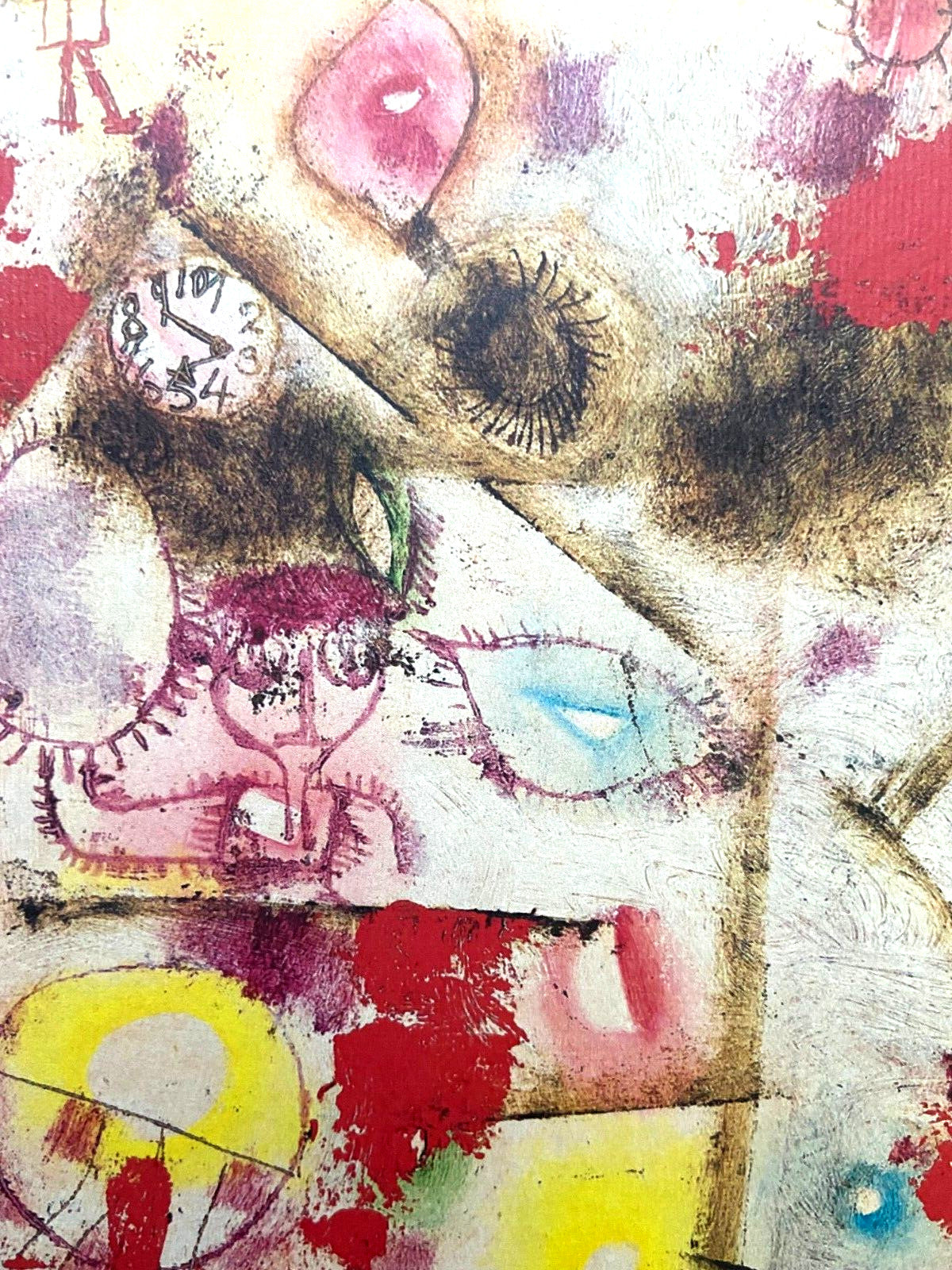 Paul Klee Lithograph Mourlot 1942 Coa Published