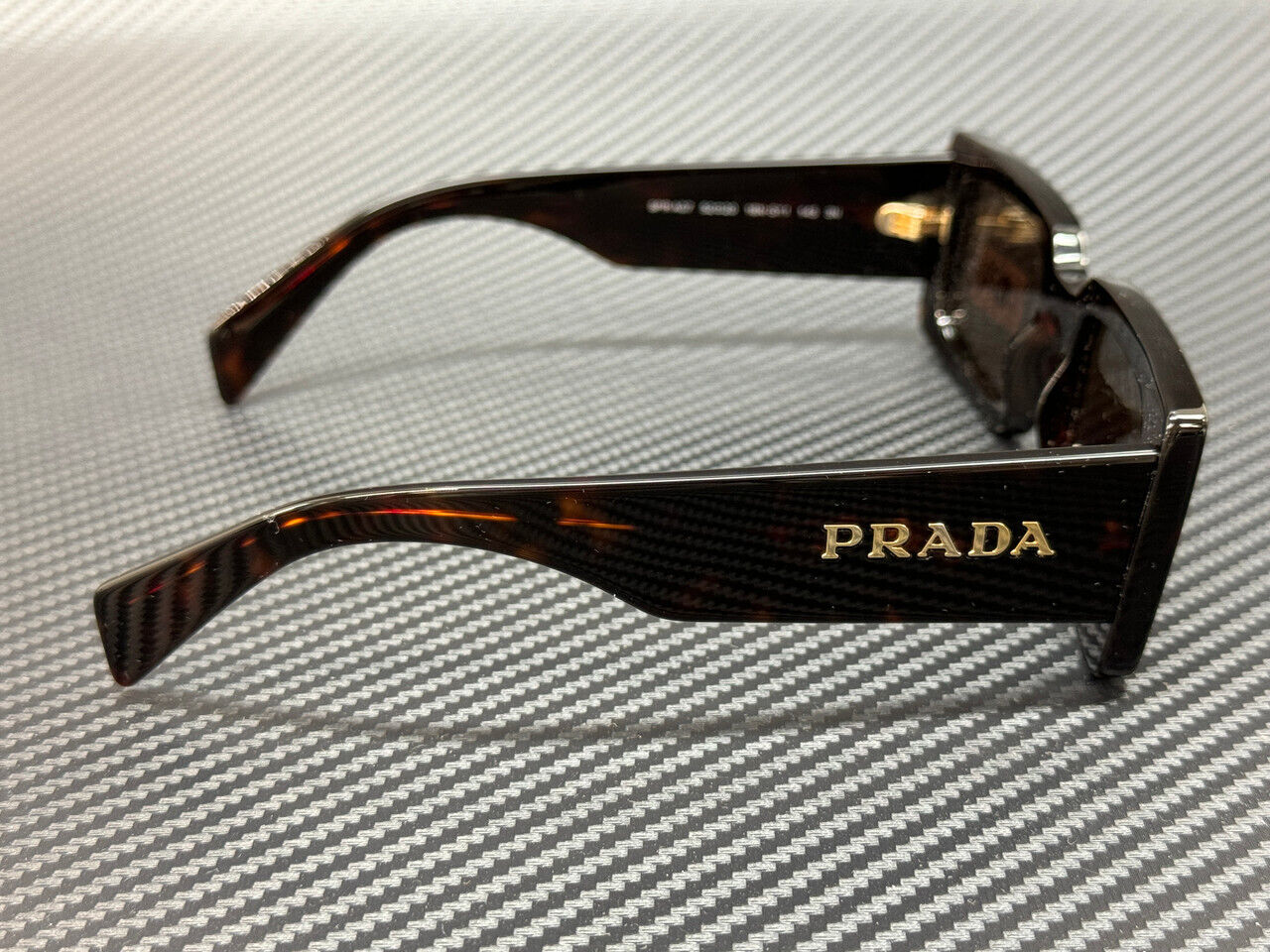 PRADA PR A07S 16N5Y1 Tortoise Brown Women's 52 mm