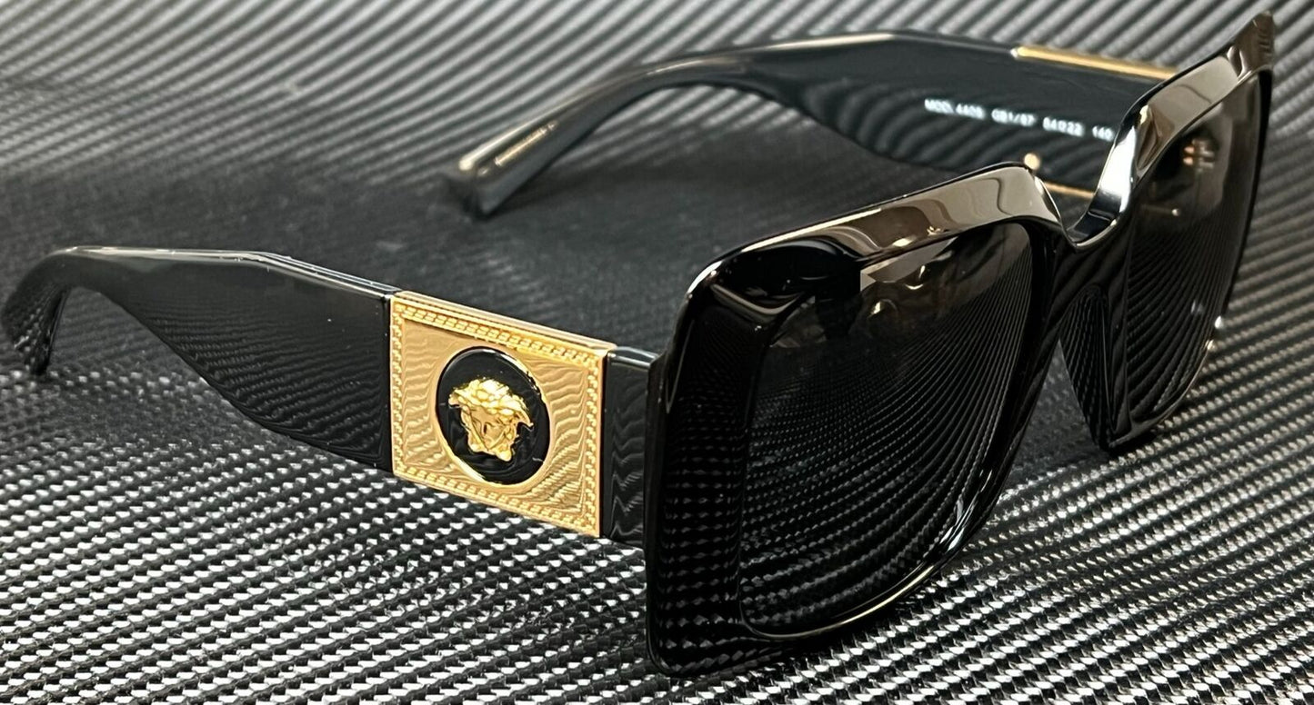 VERSACE VE4405 GB1 87 Black Square Pilot Men's 54