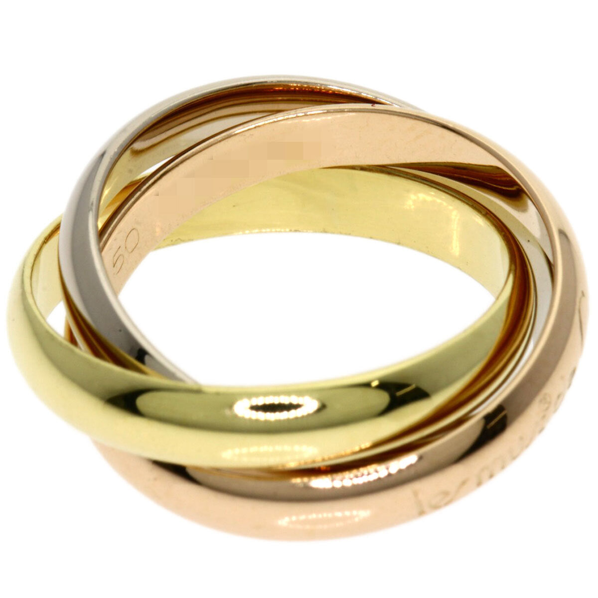 Cartier Ring Trinity #50 K18 Yellow Gold 18K