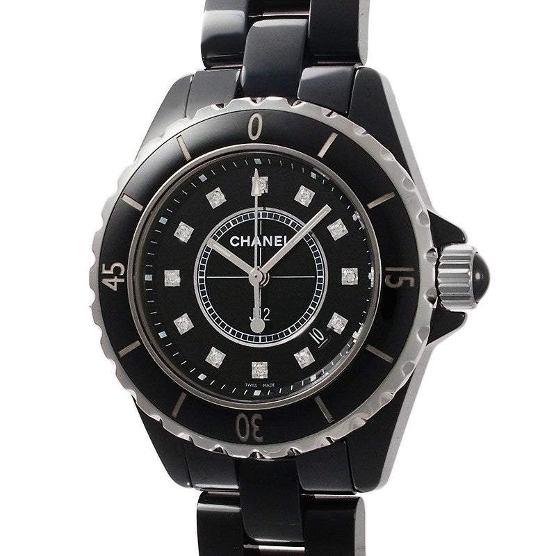 Chanel J12 33Mm 12P Genuine Index Diamond H1625