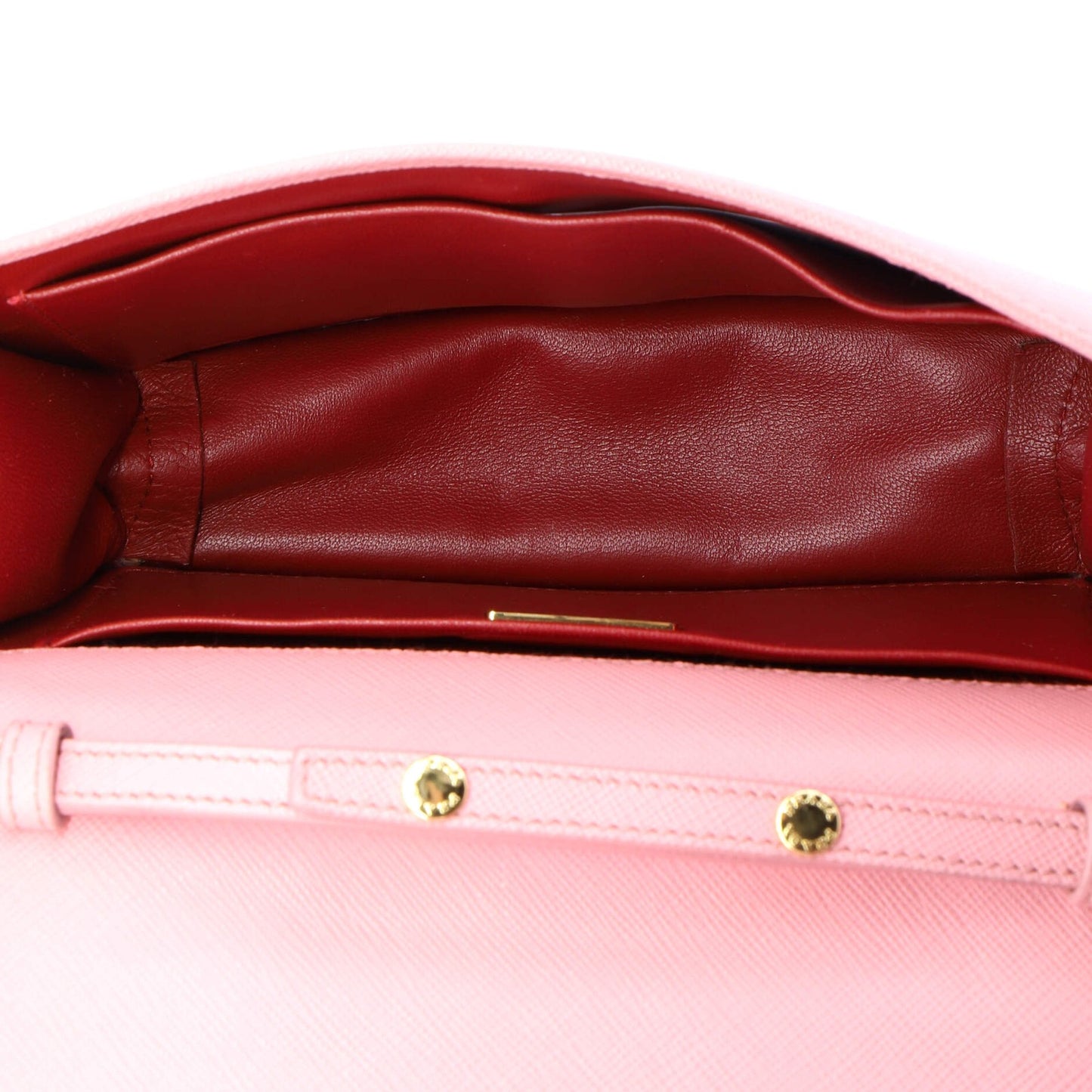 Prada Convertible Flap Clutch Saffiano Leather Small