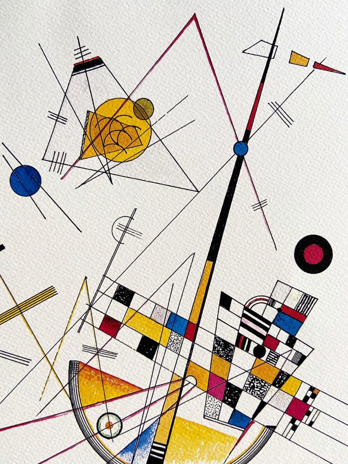 Wassily Kandinsky Lithograph Coa Published Paul