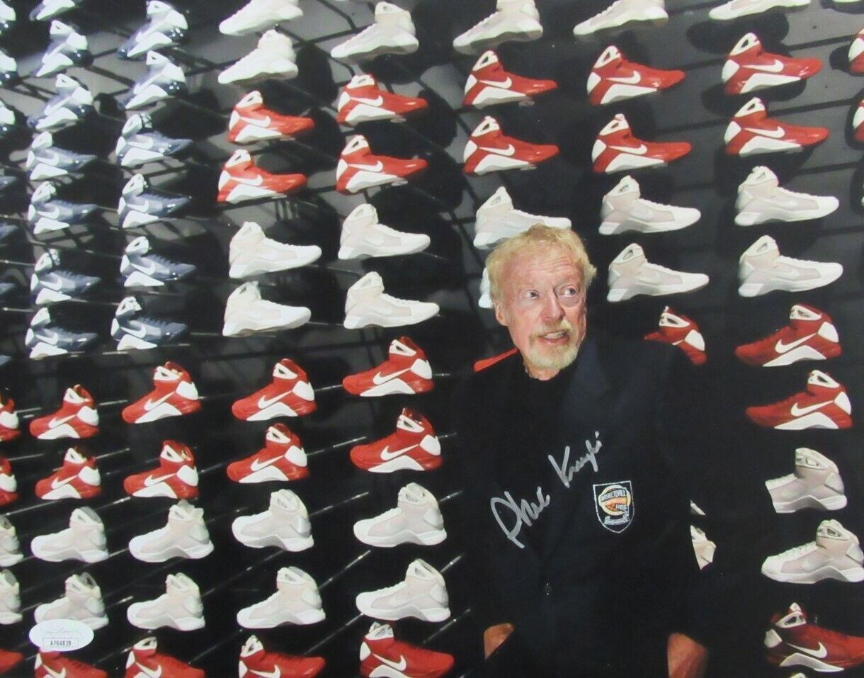 Phil Knight Hof Autographed 11X14 Photo Nike Jsa